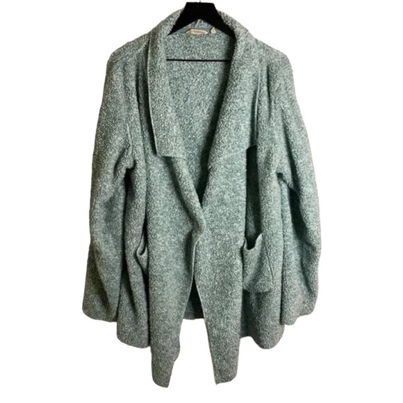 SOFT SURROUNDINGS Green Hug Me Cardi Size S - Picture 2 of 6